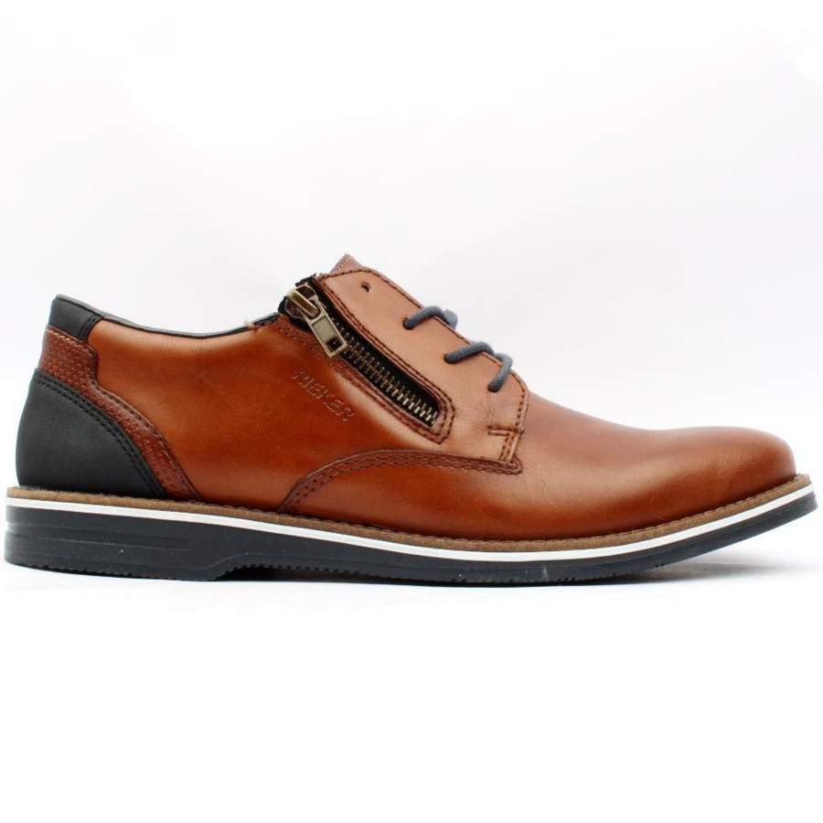 Men Rieker | 12505 Laced Shoe - Peanut