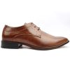 Men Goor | -176 Laced Shoe - Dark Tan