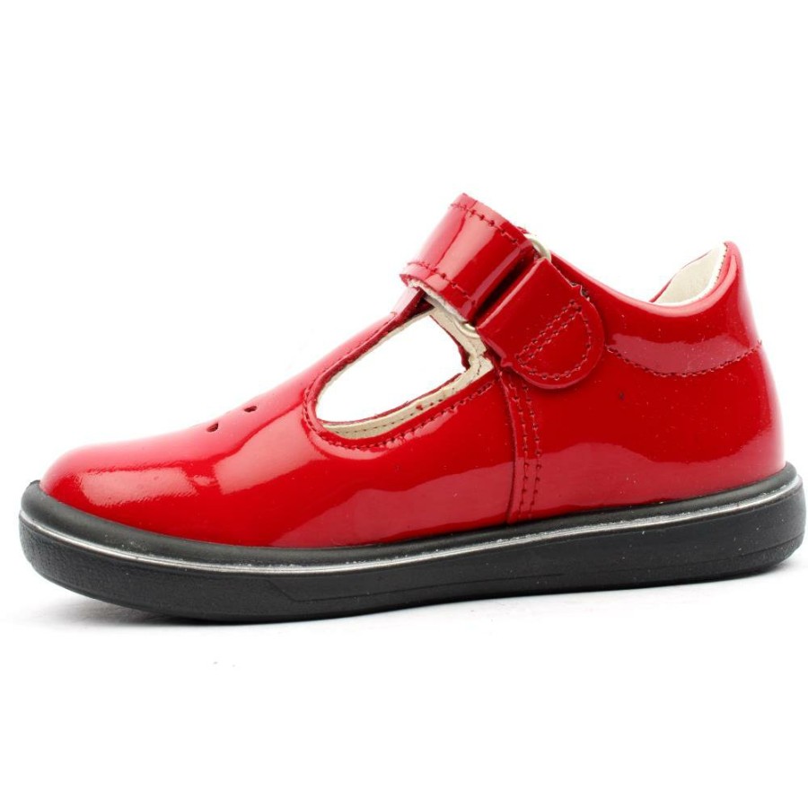 Kids Ricosta | 2600202 T Bar Shoe - Red Patent