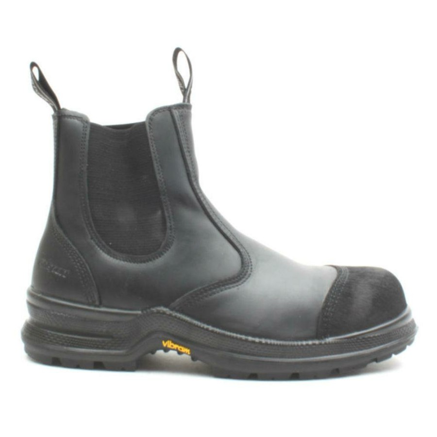 Men Goodyear | Mens Safety Slip On Boot Loader - Black