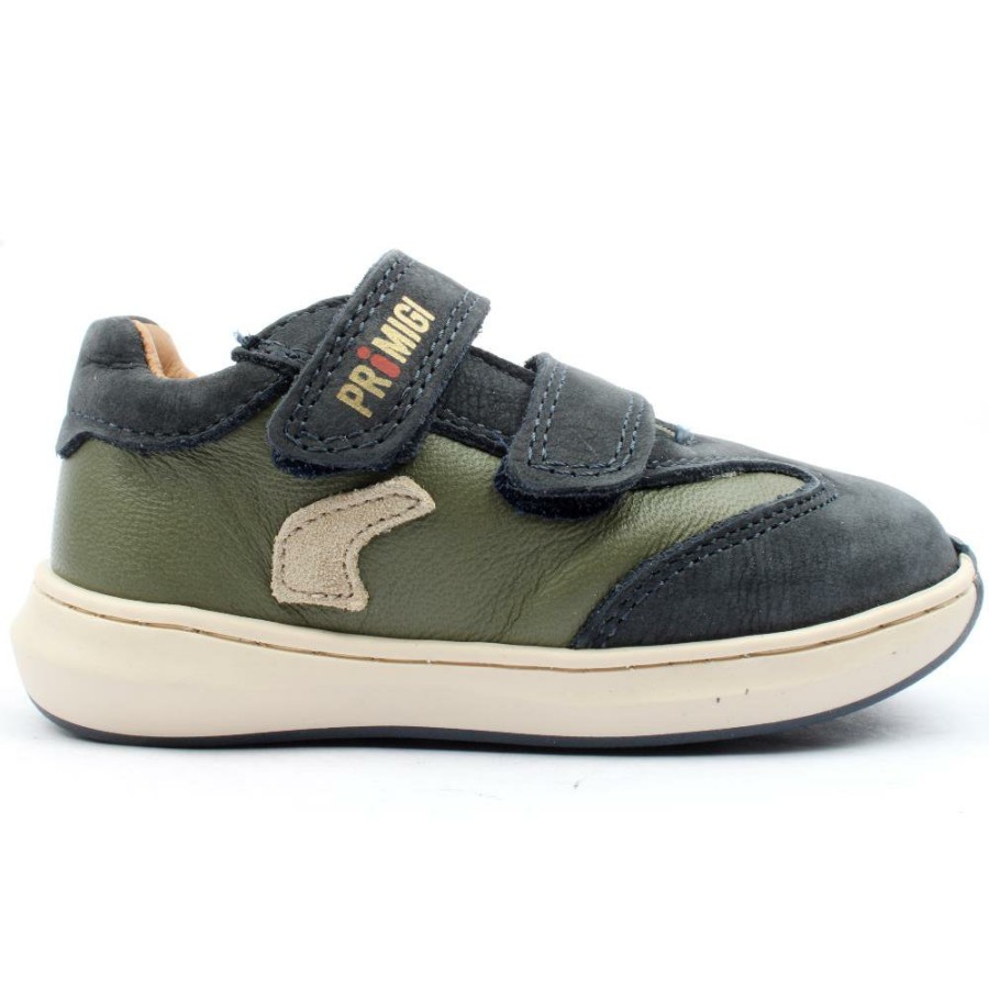 Kids Primigi | 4900111 Velcro Junior Shoe - Navy Green