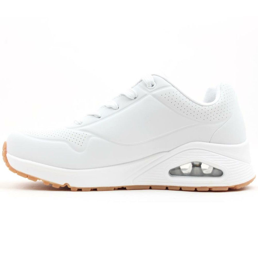 Women Skechers | 73690 Laced Shoe - White