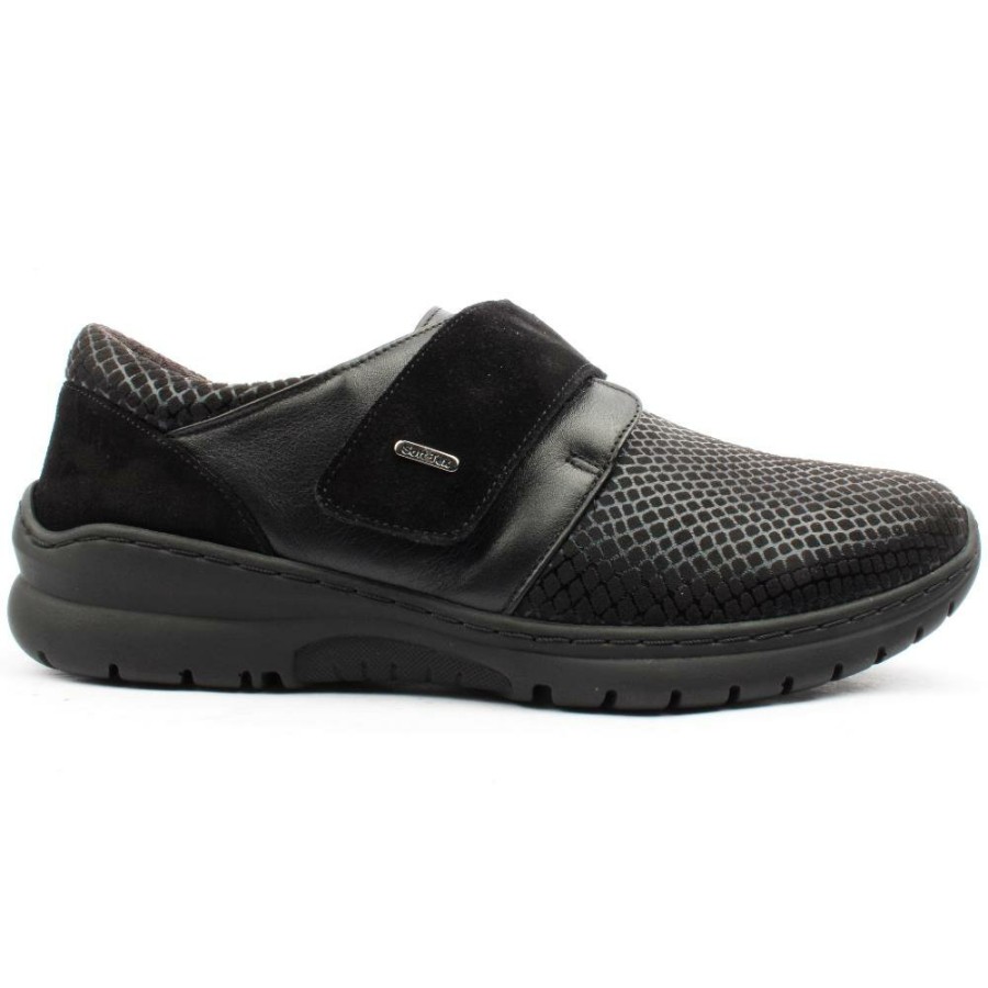 Women Softmode | Velcro Shoe Daba - Black Multi