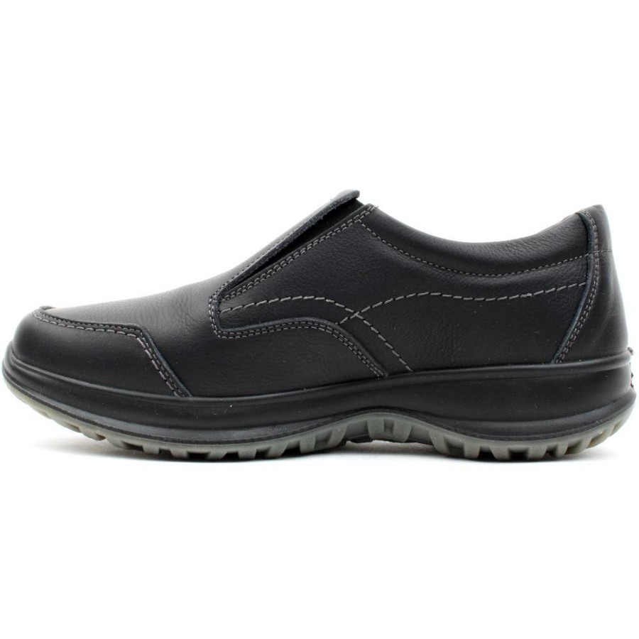 Men Gri Sport | Grisport Melrose Slip On Mens Shoe - Black