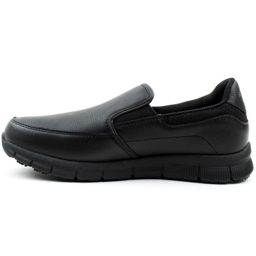 Men Skechers | 77157Ec Nampa Runner - Black Black