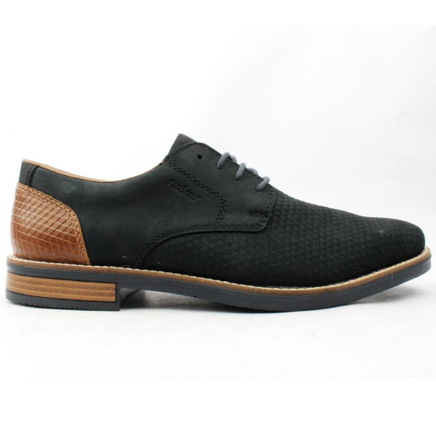 Men Rieker | 13509 Shoe - Navy/Tan