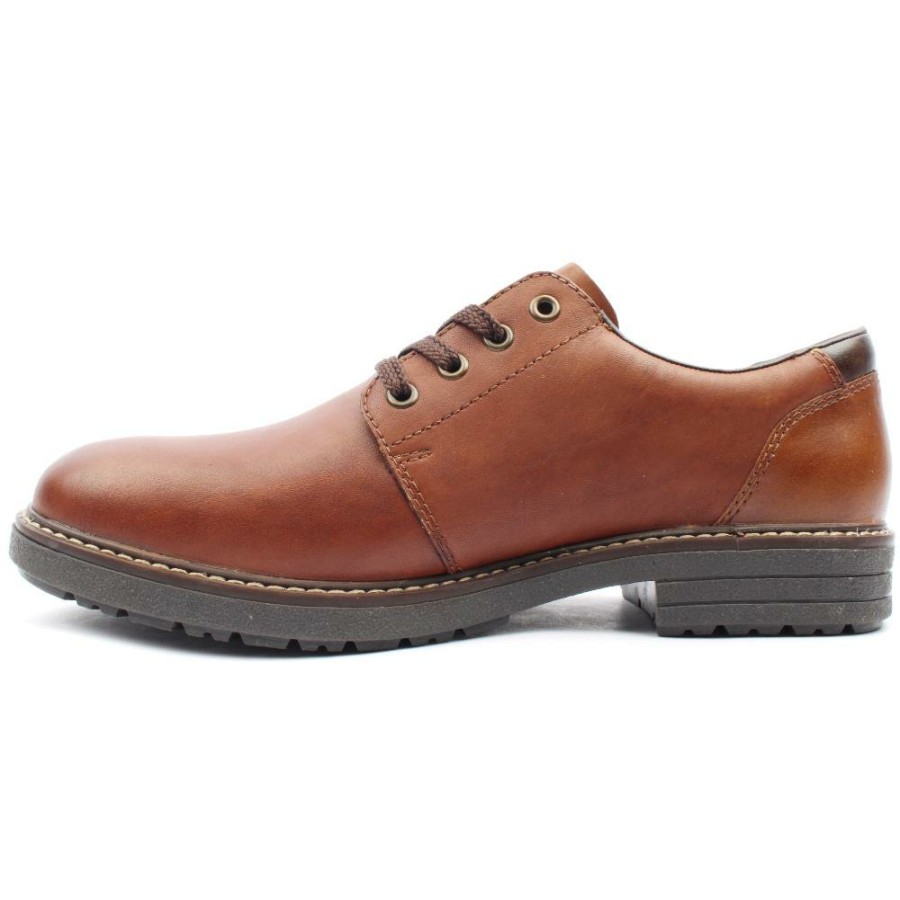 Men Rieker | 33101 Laced Shoe - Tan