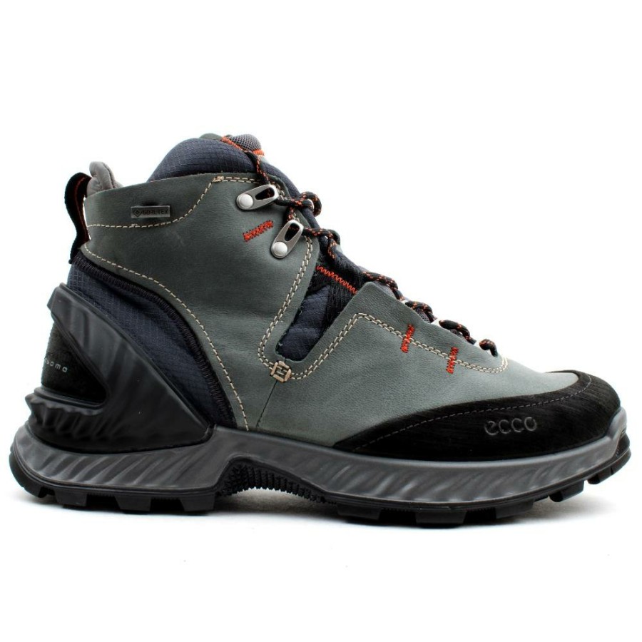 Men ECCO | 840734 Exohike Waterproof Boot - Black/Grey