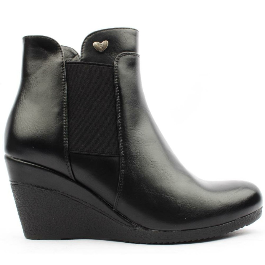 Women Susst | Nadine 23 Wedge Boot - Black