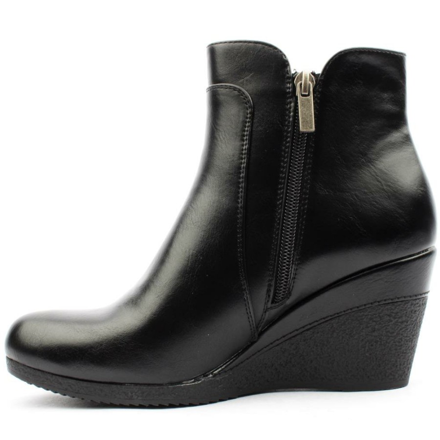 Women Susst | Nadine 23 Wedge Boot - Black