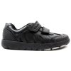 Kids Clarks | Rex Stride K Velcro Shoe - Black F