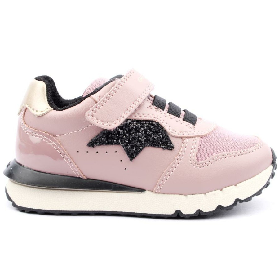 Kids Geox | J35Gzc Fastics Trainer - Pink Multi