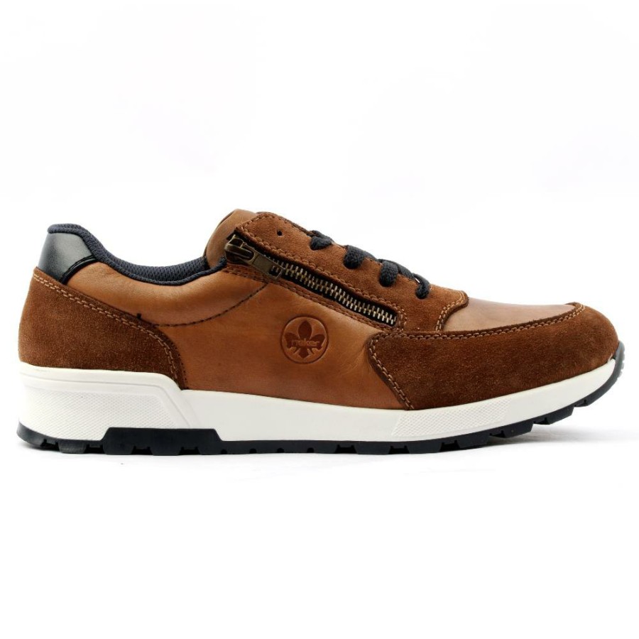 Men Rieker | 15115 Laced Shoe - Tan