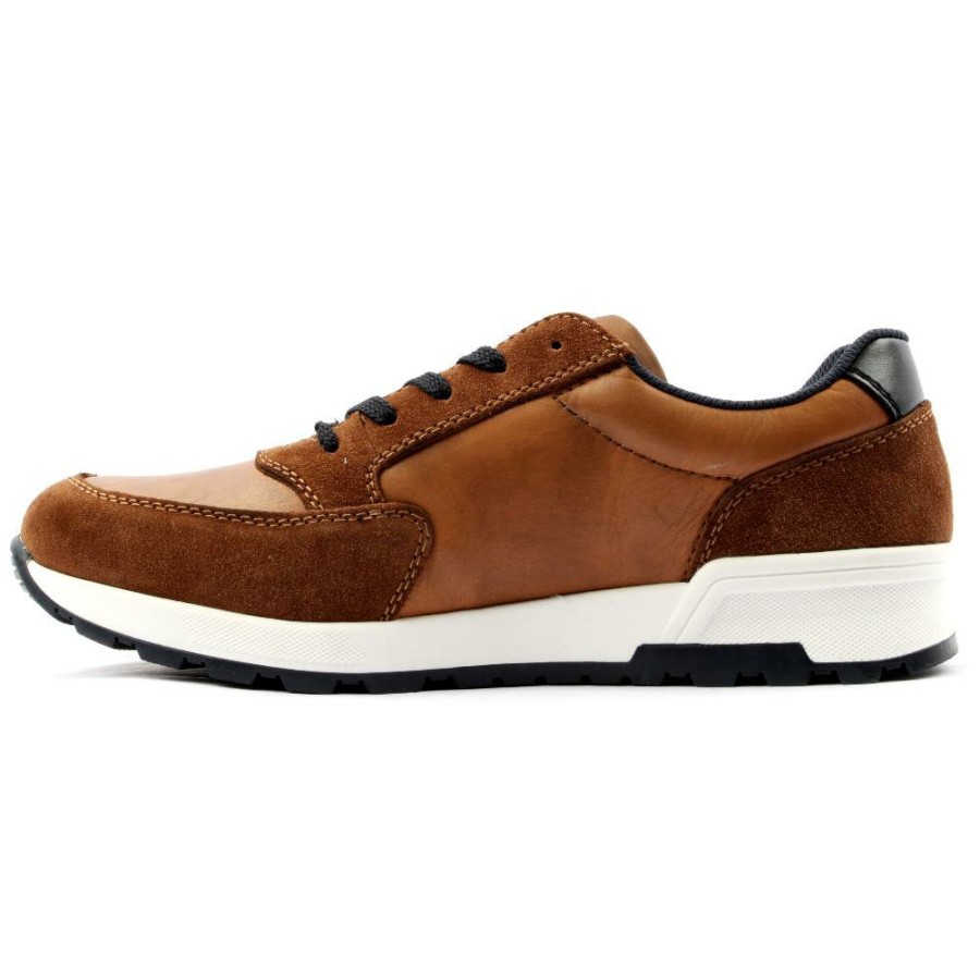 Men Rieker | 15115 Laced Shoe - Tan