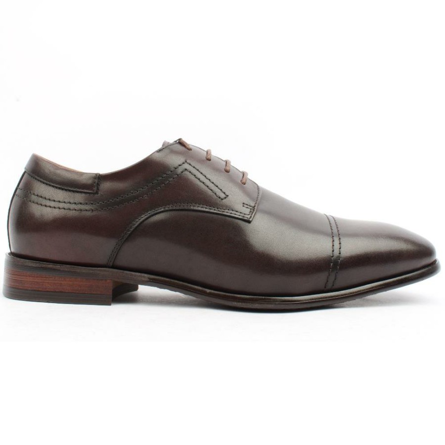 Men Escape | Hawk Wing Lace Shoe - Chestnut