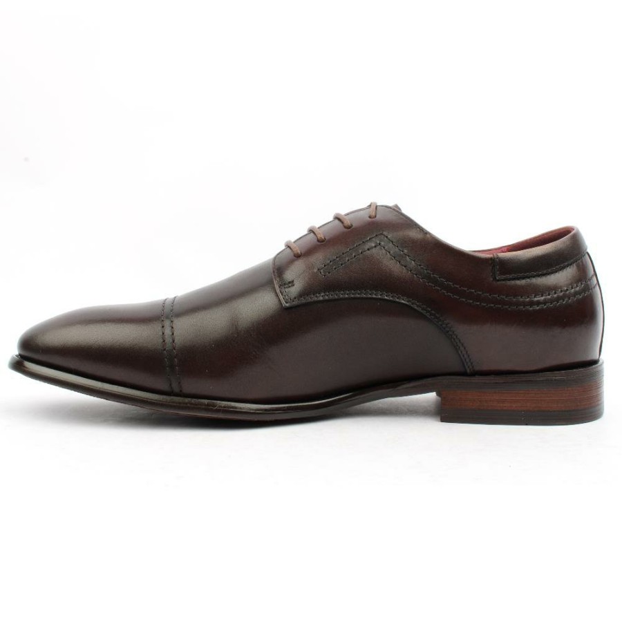 Men Escape | Hawk Wing Lace Shoe - Chestnut