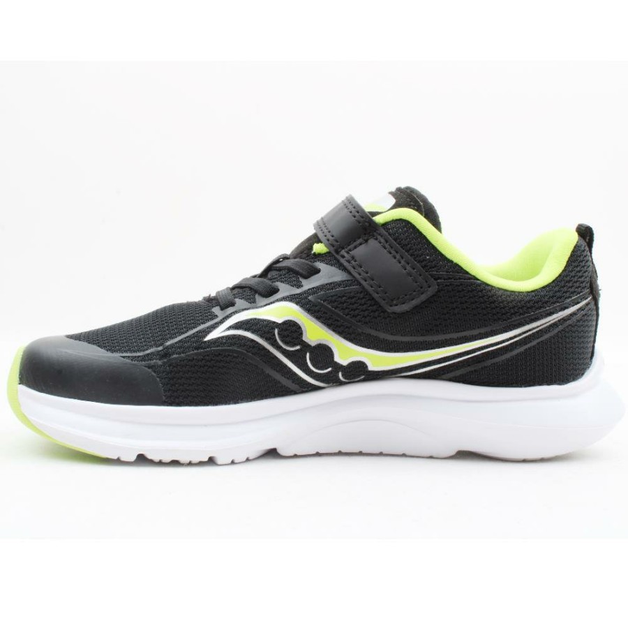 Kids Saucony | Sk265524 Kinvara Junior - Black Green