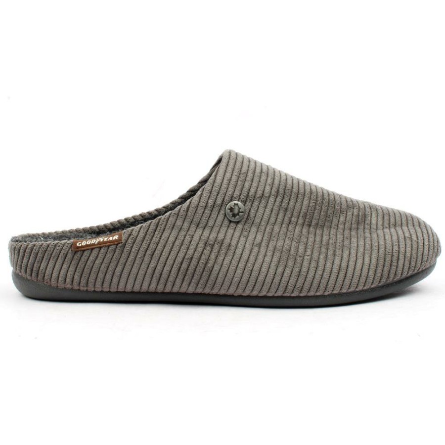 Men Goodyear | Kmg203 Marlow Slipper Mule - Grey