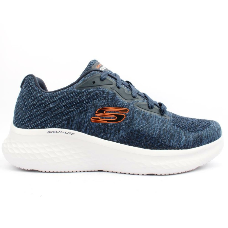 Men Skechers | 232598 Skech Lite - Navy Orange