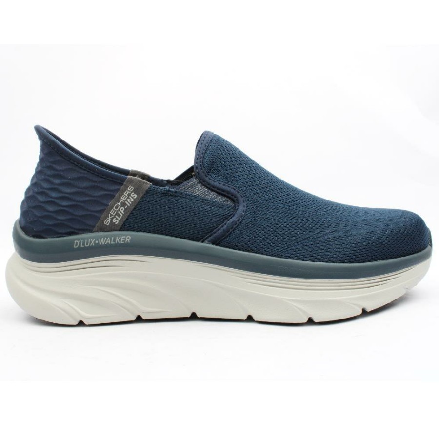 Men Skechers | 232455 Dlux Walker - Navy