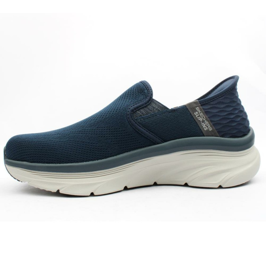 Men Skechers | 232455 Dlux Walker - Navy