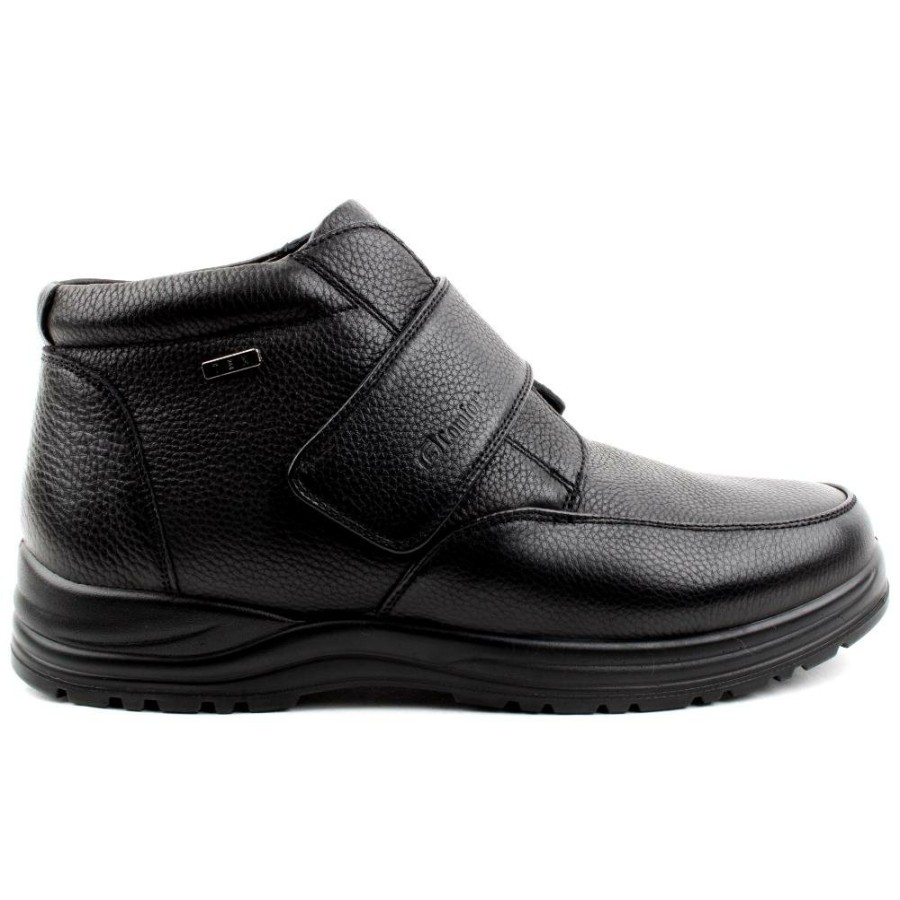 Men G Comfort | Gcomfort A816 Velcro Boot - Black