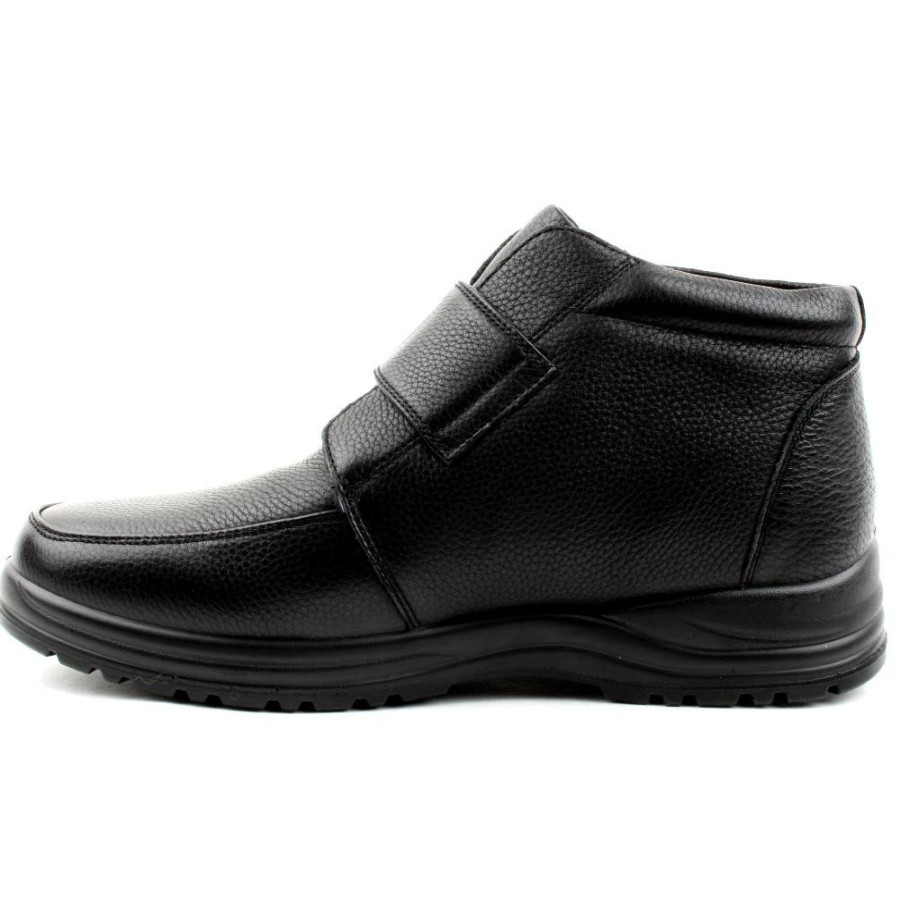 Men G Comfort | Gcomfort A816 Velcro Boot - Black