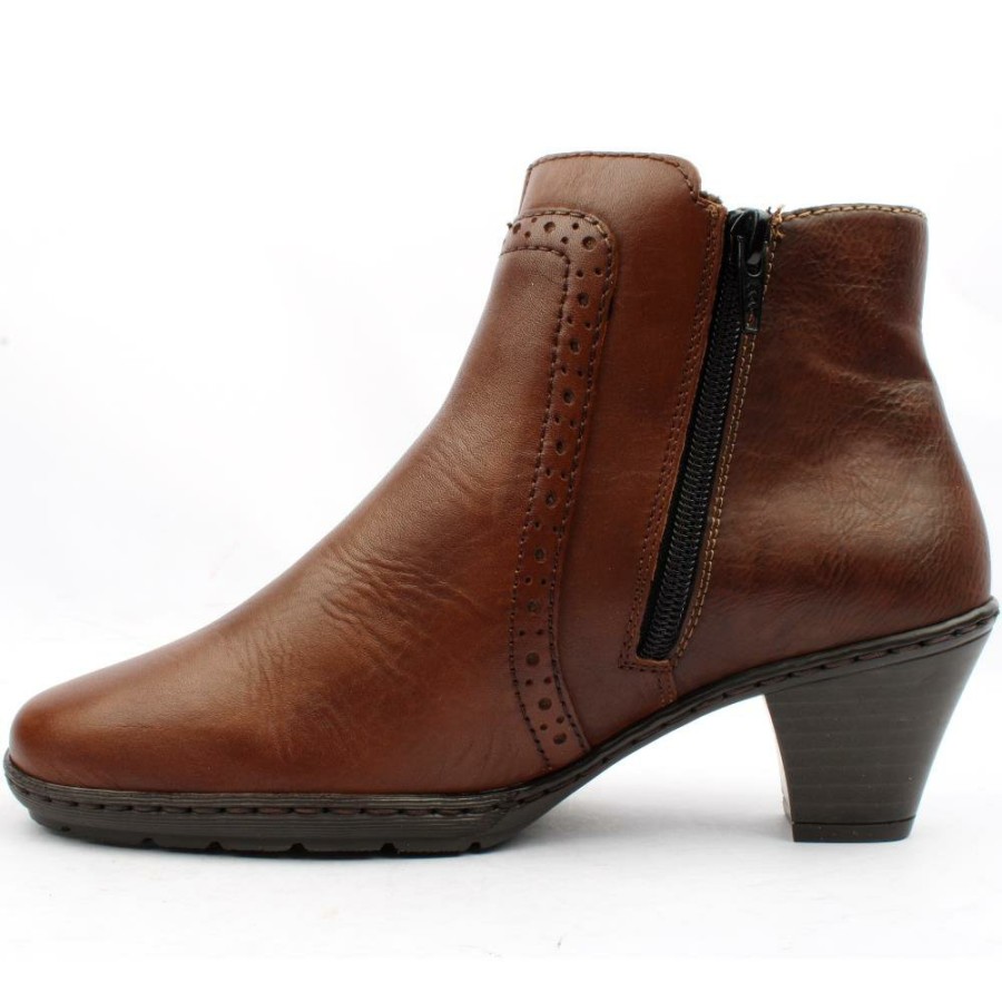 Women Rieker | 57186 Boot - Tan