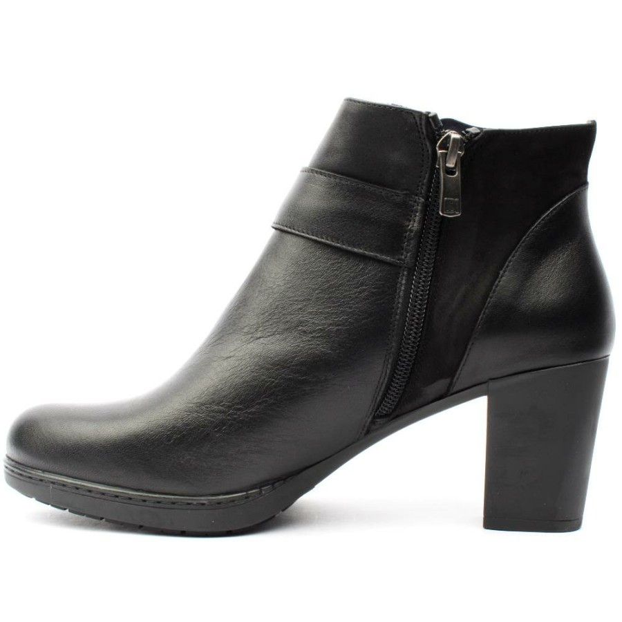 Women Fluchos | Dorking Fluchos D9111 Ankle Boot - Black