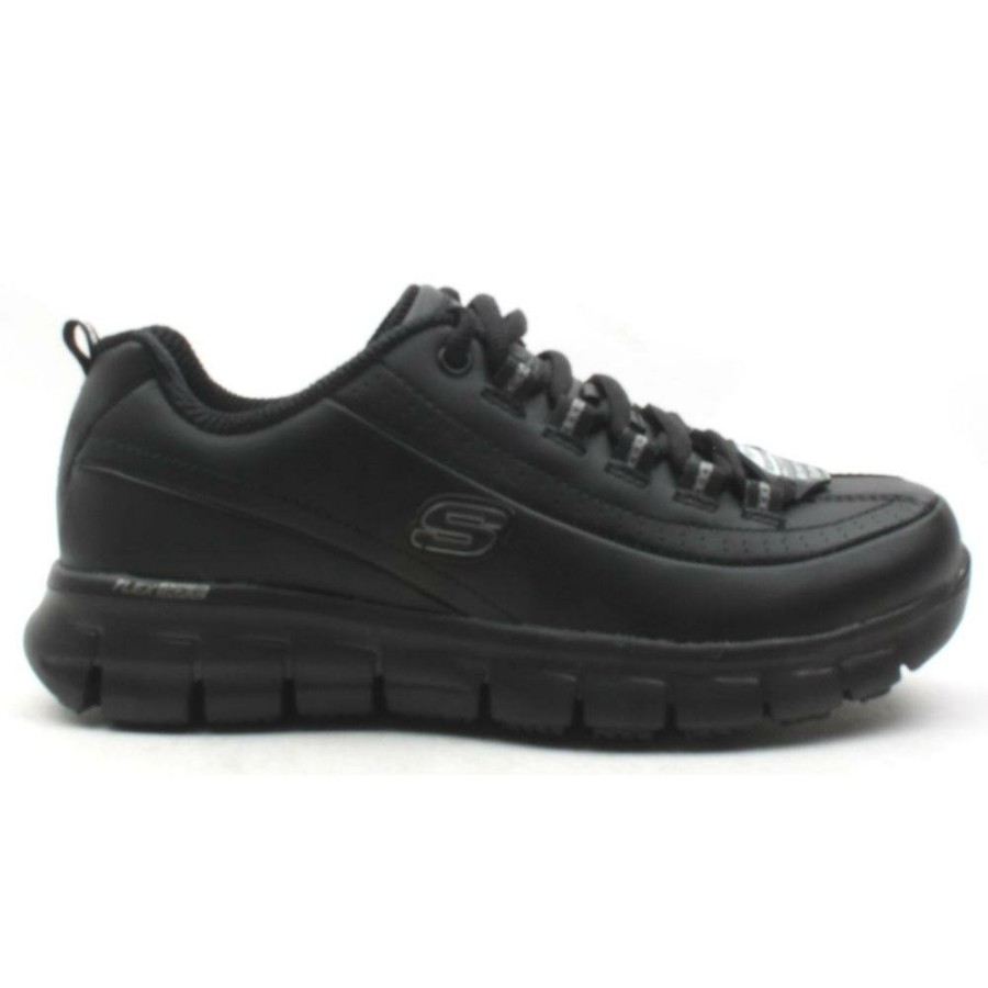 Women Skechers | 76550Ec Laced - Black Black