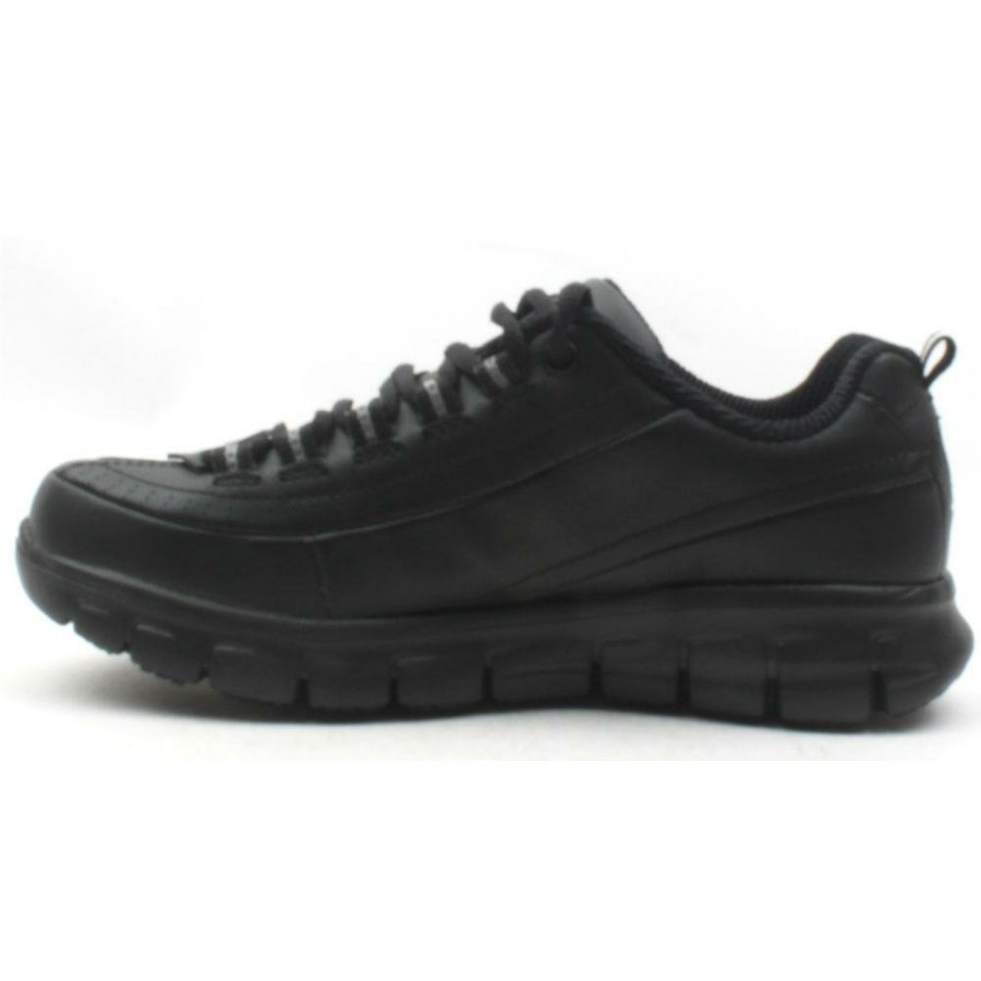 Women Skechers | 76550Ec Laced - Black Black