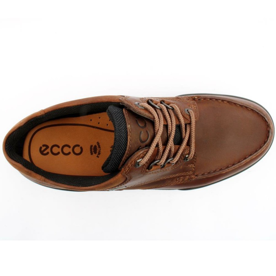 Men ECCO | Track 831714 Waterproof Shoe - Brown