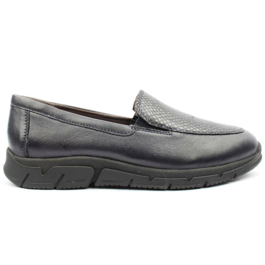 Women Caprice | 24702 Slip On Shoe - Navy