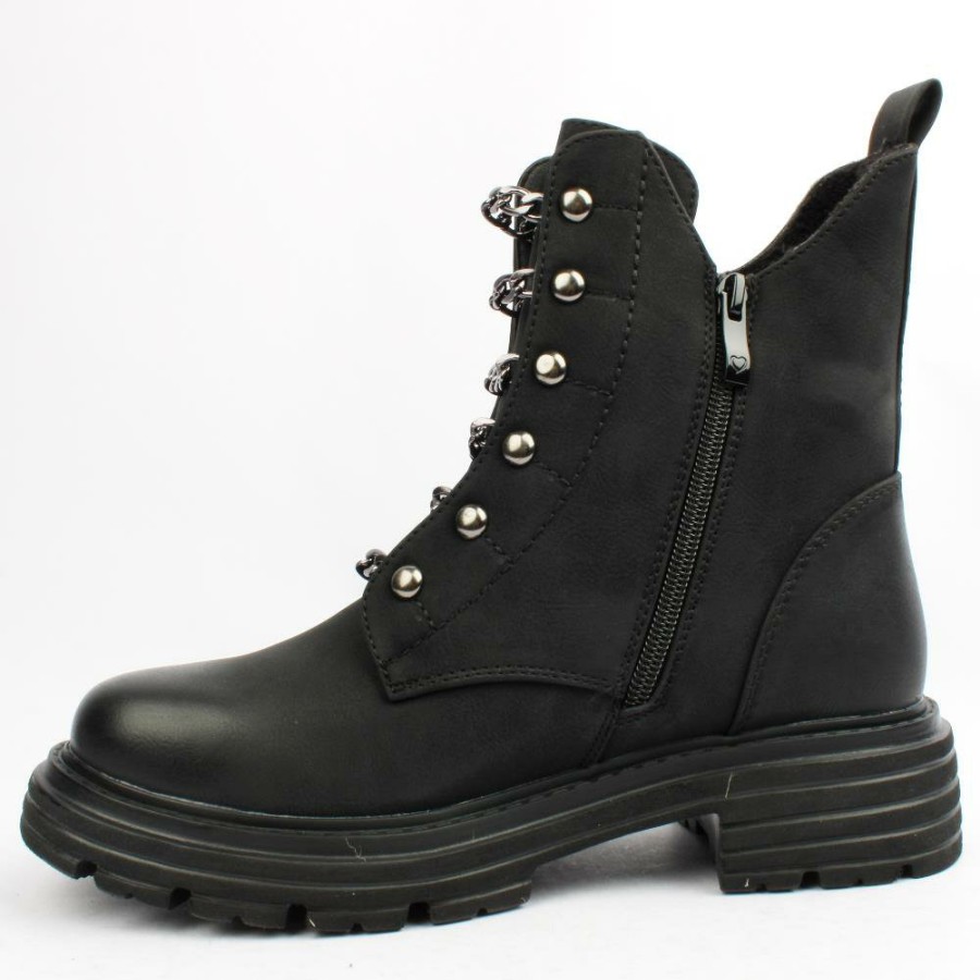 Women Heavenly Feet | Links Boot - Black