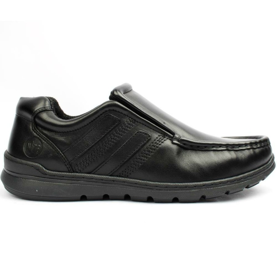 Men Ninety 78 | Ninety78 Mgn0774 Slip On Shoe - Black