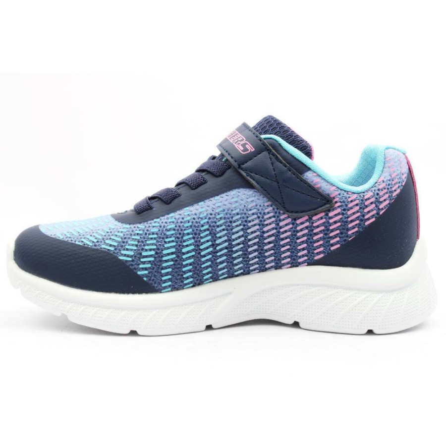 Kids Skechers | 303532L Junior Trainer - Navy Multi