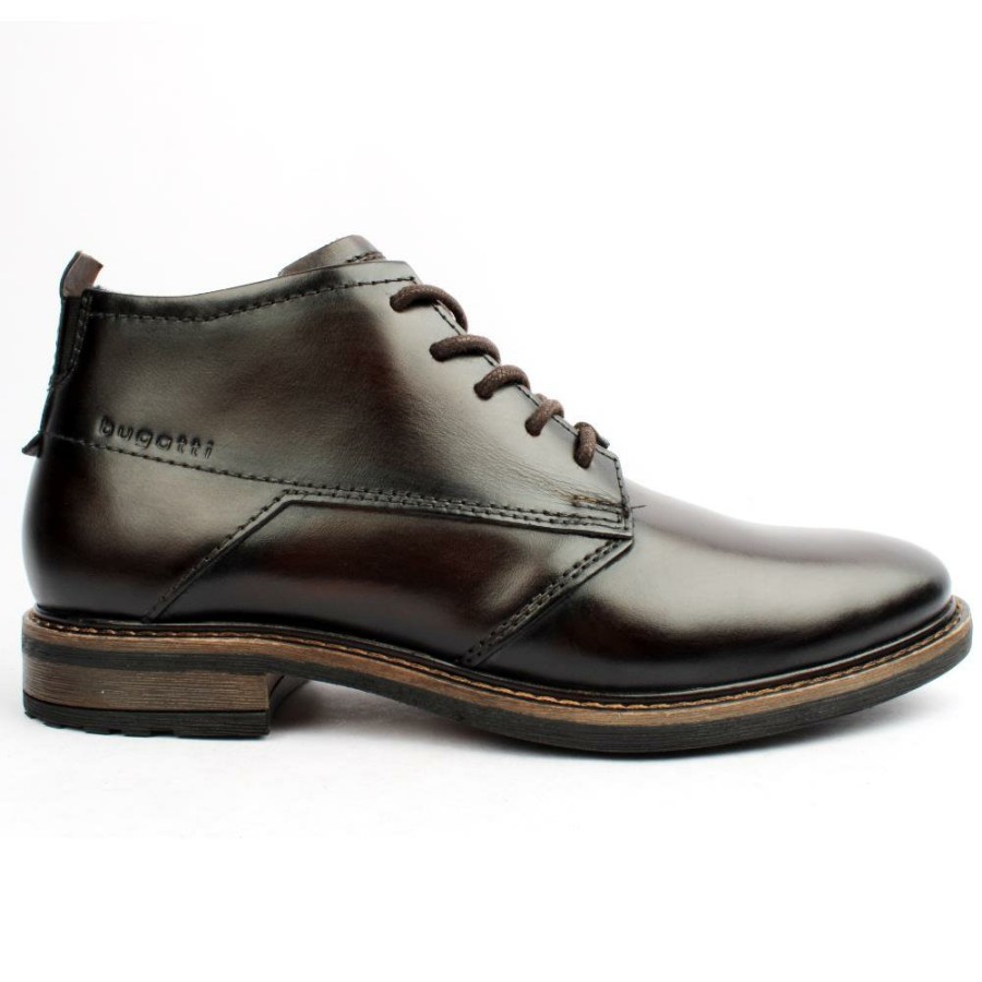 Men Bugatti | 7823I Laced Boot - Dark Brown