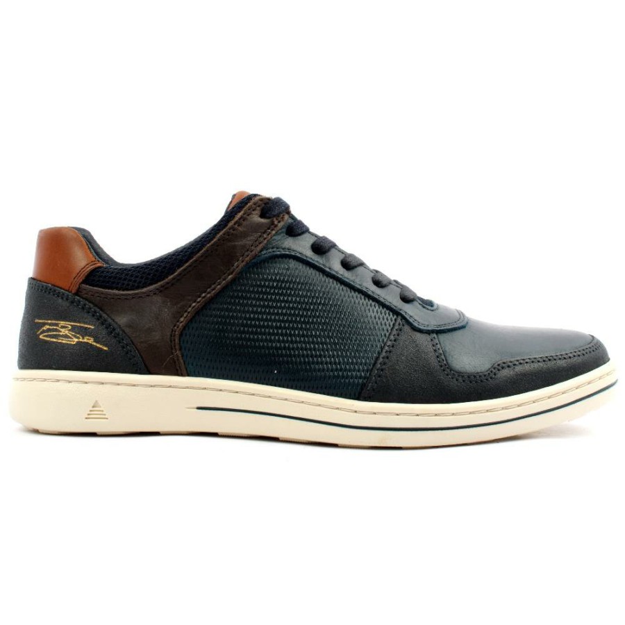 Men Lloyd & Pryce | Lloyd And Pryce Curry Laced Shoe - Navy