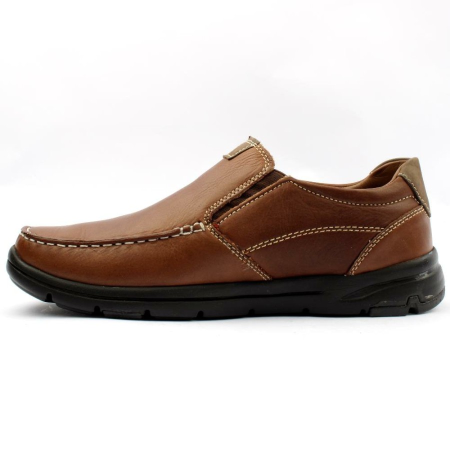 Men Dubarry | Boston Slip On Shoe - Bourbon