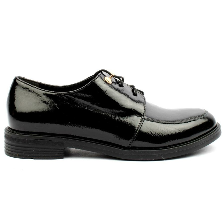 Women Bioeco by Arka | Bioeco 6278 1974 Brogue Shoe - Black Patent