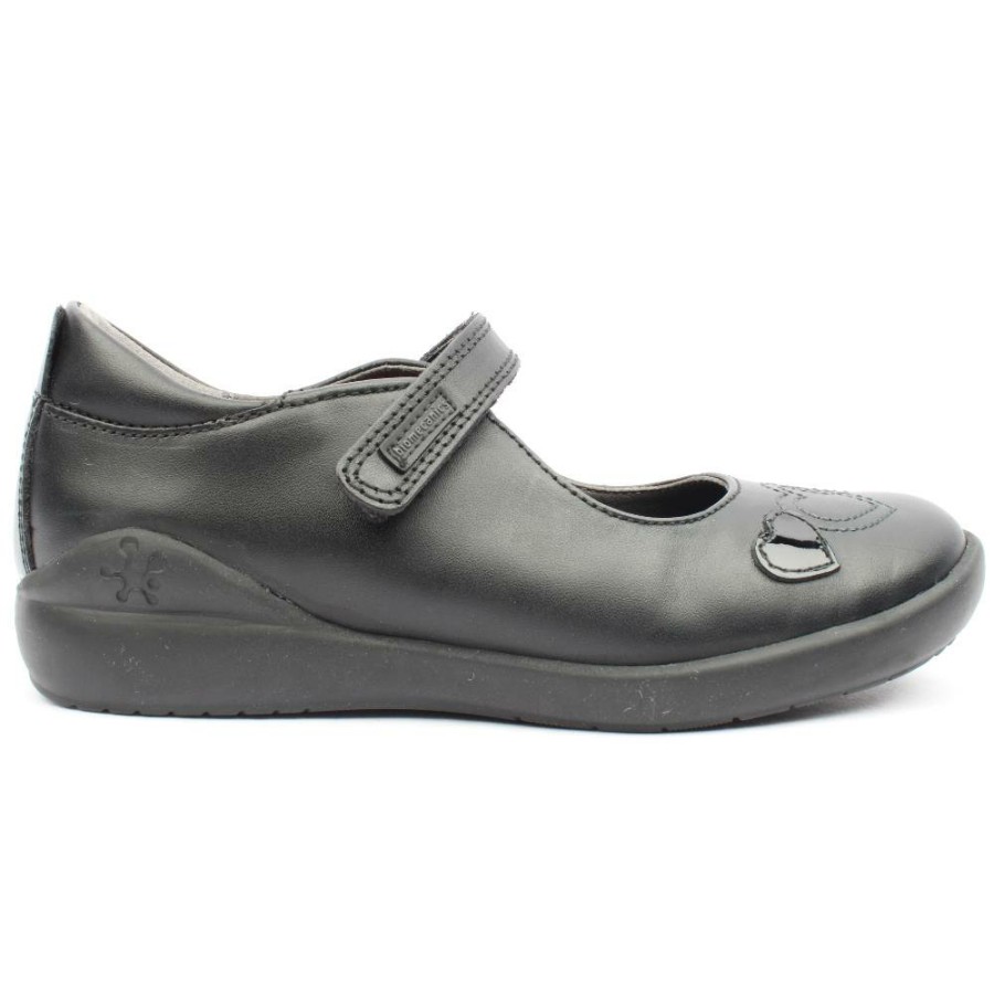 Kids Garvalin | Biomecanics 201100 Girls Shoe - Black Leather