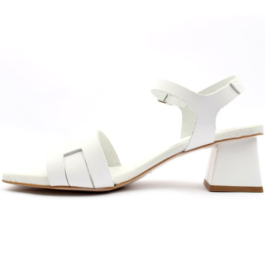 Women Oh My Sandals | Ohmysandal Heeled Sandal 5257 - White