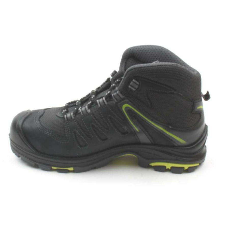 Men Gri Sport | Men Safety Trojan Boot - Black