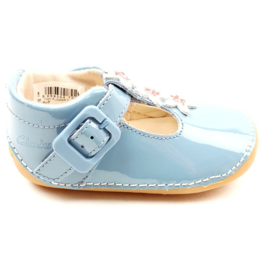 Kids Clarks | Tiny Flower T Prewalker - Blue F