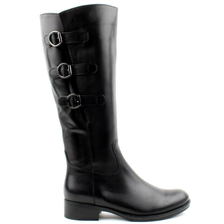 Women Gabor | 91606 Knee High Boot - Black