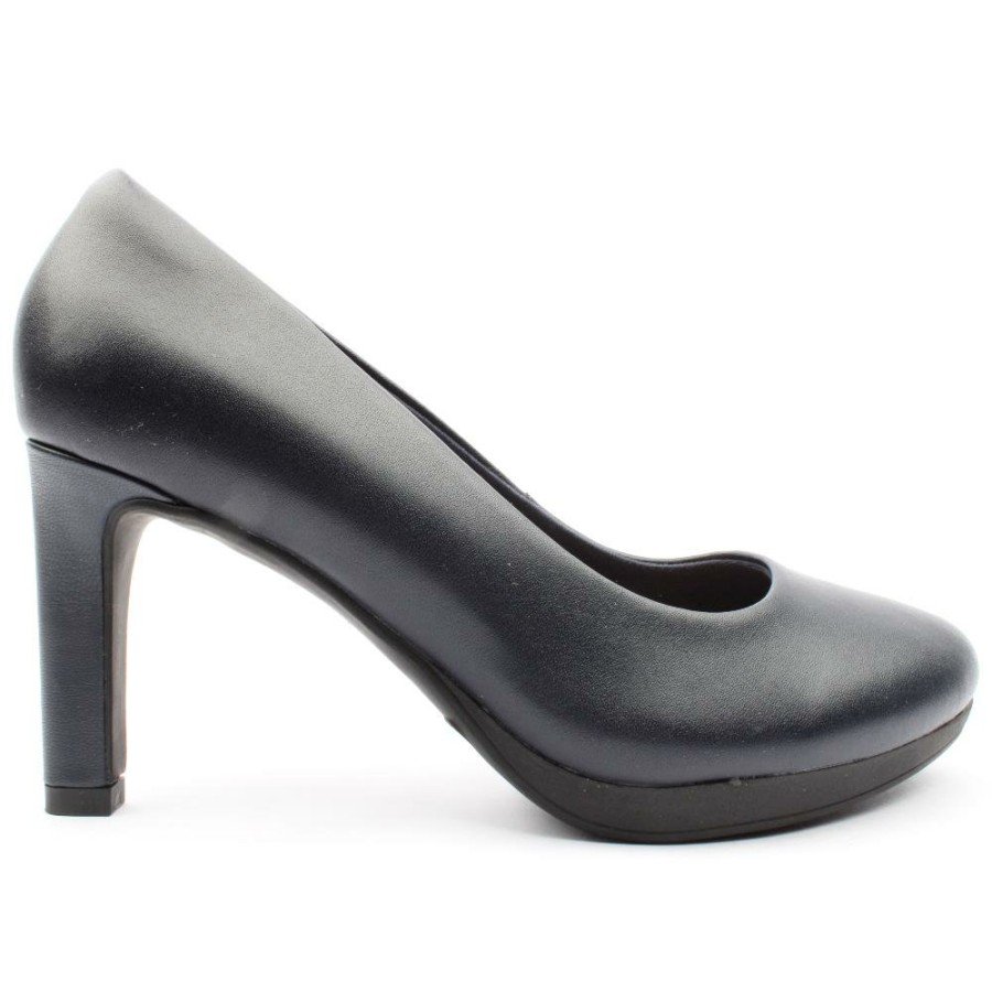 Women Clarks | Ambyr Joy Court Shoe - Navy D