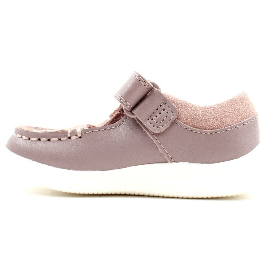 Kids Clarks | Crest Moc T T Bar Shoe - Pink H