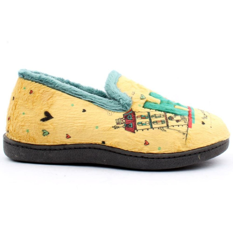 Women Plumaflex | R12282 Slippers - Yellow