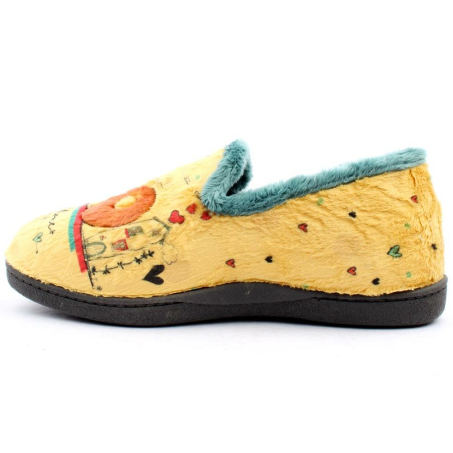 Women Plumaflex | R12282 Slippers - Yellow