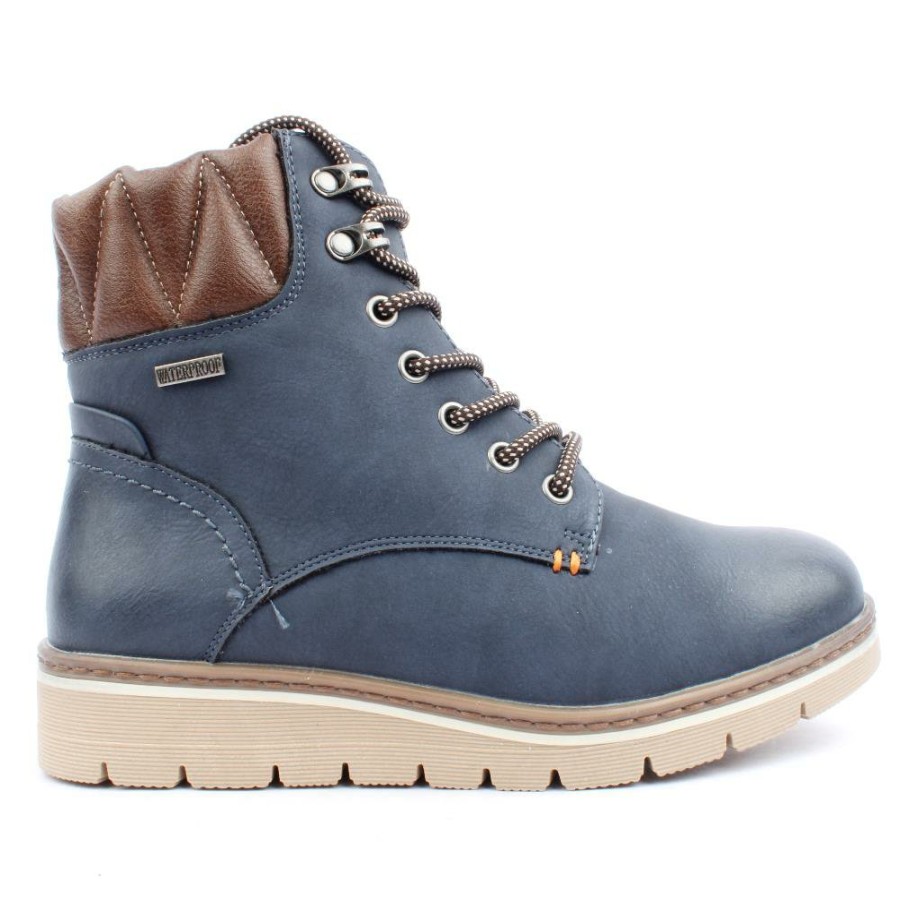 Women Lunar | Glb124Roberta Waterproof Boot - Blue